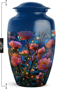 Urnes funéraires décoratives en laiton pour cendres d'adultes, urnes faites à la main pour hommes et femmes, urnes funéraires - Product Image 2