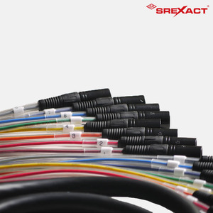 Cable de Audio XLR Multicanal de 8 Canales, Macho a Hembra, con Cubierta de PVC y Blindaje de Lámina, 3 Metros de Longitud, para Uso Multimedia - Product Image 1
