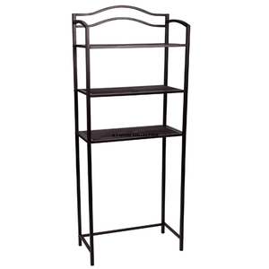 Traditional Style Floating <b>Shelves</b> <b>Standing</b> Type Wooden Iron Metal <b>Shelf</b> for Bathroom Glass Spice Rack Storage <b>Shelves</b> & <b>Units</b> - Product Image 1