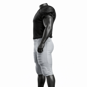 Custom American Football Practice Uniform Wholesale Mesh Jersey <b>Padded</b> <b>Pants</b> Training Sports Wear American Football Uniform - Product Image 3