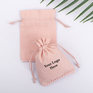Natural Cotton <b>Drawstring</b> <b>Pouch</b> Bag Personalized Organizer Sustainable For Promotional Branding Retails Favour - Product Image 5