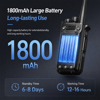 Radios bidirectionnelles Mesh Lora haute puissance, talkie-walkie analogique avec relais automatique pour étendre la couverture et la communication longue portée dans les bâtiments