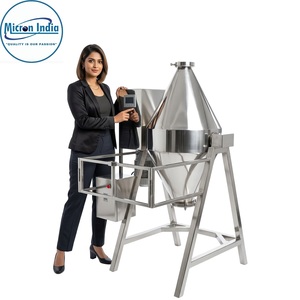 Mélangeur Industriel à Double Cône en Acier Inoxydable pour Boissons Gazeuses 440V Garantie 1 An Certifié Micron Inde - Product Image 4