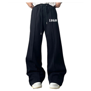Best Sale 2026 Oversized Wide Leg Sweatpants Baggy Drawstring <b>Joggers</b> Loose Fit Streetwear Midweight <b>Polyester</b>/Cotton <b>Men</b> - Product Image 1