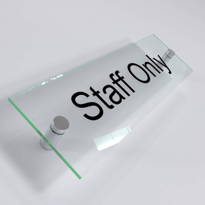 Letrero de Señalización e Información Interior de Acrílico Mica con Impresión UV para Oficinas, Edificios y Espacios Comerciales - Product Image 2