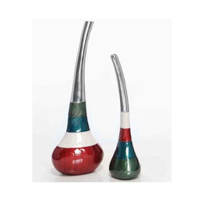 Solid Design Aluminum Flower <b>Vase</b> for Indoor Office Living Room Decoration Handmade Gold Finishing Metal Floor <b>Vase</b> - Product Image 1