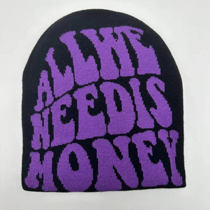 Gorro de Invierno Unisex Popular de Jacquard Estilo Hip Hop, Gorro de Punto Personalizado para Hombre y Mujer, Moderno, Cálido, con Letras, para Ciclismo, Esquí, Deportes al Aire Libre - Product Image 3