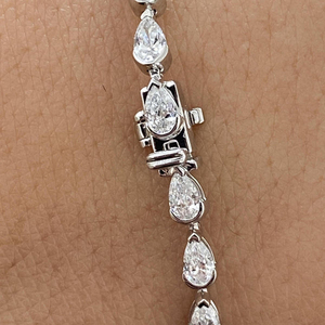 Real <b>Gold</b> Lab Grown Diamond Bracelet 10K 14K 18K IGI Graded Ethical Jewelry Yellow <b>Rose</b> White <b>Gold</b> Luxury Gift Ideas - Product Image 2