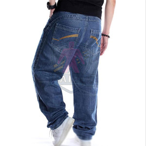 Jean Baggy Décontracté Taille Haute Léger Sur Mesure pour Homme, Design Unique, 100% Coton Écologique, Vente Chaude en Gros - Product Image 5