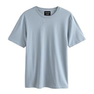 T-shirt en coton personnalisé pour homme, coupe classique, multicolore, col rond, manches courtes, vente en gros - Product Image 6