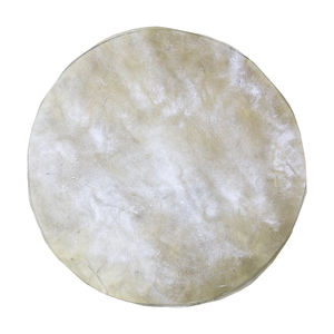 Peaux de tambour en cuir de veau/bufflonne de qualité supérieure, finition blanche |   Tons brillants et aspect impeccable (10" - 32") - Product Image 1