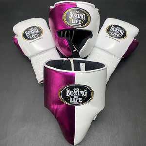 Wholesale No <b>Boxing</b> No Life Custom Made <b>Sparring</b> laced Up Adjustable <b>Boxing</b> Gloves Headgear Groin Guard <b>Boxing</b> Kit - Product Image 1