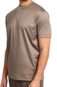 Camiseta Premium de Algodón Mercerizado para Hombre con Logotipo Personalizado, Estampado Digital con Patrón Sólido, Corte Regular, Manga Corta 2026 - Product Image 3