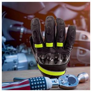 Gants de moto de course antichoc, antidérapants, de protection, à doigts entiers, pour la conduite sur route et en extérieur - Product Image 6