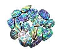 Prix du coquille d'ormeau par gramme, pierres précieuses en vrac, formes variées, polies, irisées, organiques, pour la création de bijoux