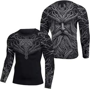 Fabricante de Ropa de Alta Calidad, Camiseta Raglán de Manga Larga para Hombre, Corte Ajustado - Product Image 1