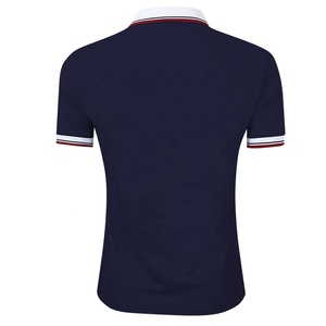 Polo informal con logotipo personalizado para hombre, camiseta elástica transpirable para correr rápido, Polo para hombre, venta al por mayor - Product Image 3