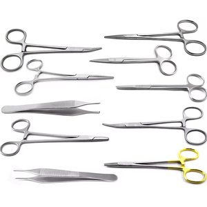 Kit de chirurgie mineure pour étudiants, instruments de dissection et de retrait de sutures, certifié CE - Product Image 1