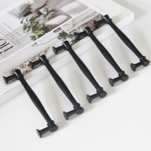 Tirador Moderno de Aleación de Zinc Negro Mate de Última Tendencia para Gabinetes de Cocina, Tocadores de Baño, Mesitas de Noche y Herrajes para Cajones - Product Image 5