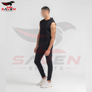 2026 Wholesale Rate One Solid Color OEM ODM Service New Arrival Comfortable Best Supplier Latest Style <b>Sleeveless</b> Hoodies - Product Image 2