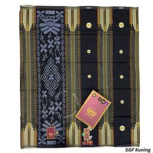 ผ้าซารองอินโดนีเซีย BHS คุณภาพเยี่ยม สีทอง แบบ SGF ผ้าซารองลุงกี-แบบดั้งเดิม - Product Image 2