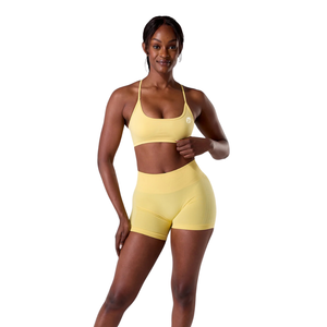 เสื้อชั้นในกีฬาไร้ตะเข็บสำหรับผู้หญิง สายรัดไขว้หลัง ยืดหยุ่นสูง เหมาะสำหรับโยคะ ฟิตเนส ออกกำลังกาย ชุดกีฬา OEM - Product Image 4