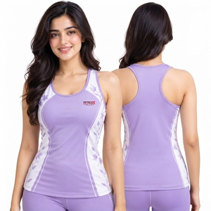 <b>Women</b> <b>Tank</b> <b>Top</b> Designed With Ribbed <b>Knit</b> Fabric Comfortable Body Fit Breathable Structure Wide Arm Openings Stretch Recovery - Product Image 6