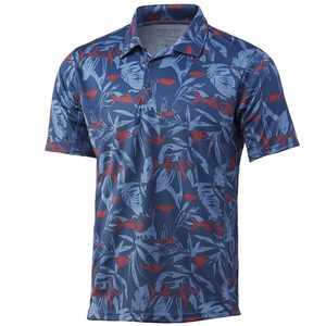 Camiseta Polo de Pesca y Golf de Secado Rápido para Hombre, UPF 50, Manga Corta, 100% Poliéster, Rendimiento Profesional, Venta al Por Mayor - Product Image 2