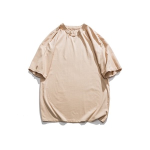 T-shirts Hip Hop Oversize à Manches Courtes 100% Coton Écologique Anti-Plis Respirant Haute Qualité Vente en Gros - Product Image 2