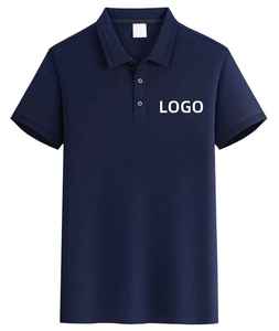 Camisa Polo Personalizada para Hombre, 100% Algodón Piqué, Corte Regular, Color Sólido, Bordada, Ropa de Trabajo, Informal - Product Image 1