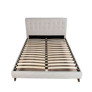 <b>Queen</b> <b>Size</b> Upholstered <b>Bed</b> with 2 Nightstands Elegant Bedroom Set - Product Image 6