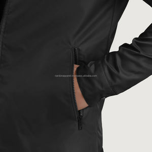 Nardon Apparel Veste coupe-vent d'extérieur pour hommes de marque personnalisée Veste coupe-vent légère à capuche imperméable d'hiver - Product Image 6