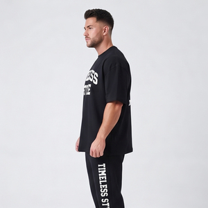 Ensemble de survêtement deux pièces pour homme : T-shirt et pantalon de sport imprimés pour l'entraînement - Product Image 6