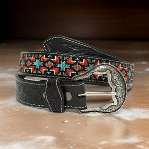 Nouvelle Arrivée 2026 Ceintures pour Hommes en Cuir Véritable Personnalisées, Vente en Gros, Design Western en Cuir Façonné à la Main - Product Image 2