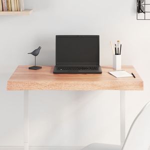 Tablero de Mesa de Madera de Roble Macizo Marrón Claro de 31.5 x 15.7 Pulgadas para Mesas de Comedor - Product Image 1