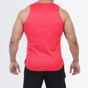 2026 New Design Men's Gym Running Tank Tops Casual Breathable Knitted SpandexCotton V-neck High Street Style Oversized <b>Athletic</b> - Product Image 3