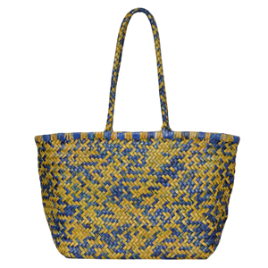 Sacs à main tendance haut de gamme personnalisés de créateur Sacs à main tissés en cuir Décoration de plage Sac fourre-tout de voyage Sac rétro tissé à la main - Product Image 3