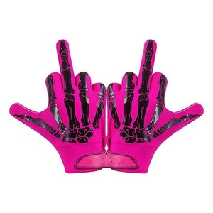 Top Quality and Top Selling 7v7 <b>Silicon</b> <b>Gloves</b> Adjustable Wrist American Football <b>Gloves</b> With High Friction Contact Surface - Product Image 1