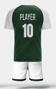 Uniforme de Fútbol para Niños de Alta Calidad en Blanco y Negro, Tela de Poliéster, Uniformes Deportivos Escolares de Fútbol - Product Image 2