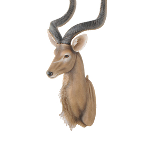 Anne Home - Escultura Decorativa de Pared con Cabeza de Antílope para Sala de Estar, Arte de Pared, Decoración del Hogar, 22.86Lx33.02Wx83.82H cm - Product Image 3