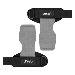 Agarraderas de Cuero Personalizadas para Levantamiento de Pesas con Soporte para Muñeca, Almohadillas de Agarre para Gimnasio y Powerlifting, Venta al Por Mayor - Product Image 1