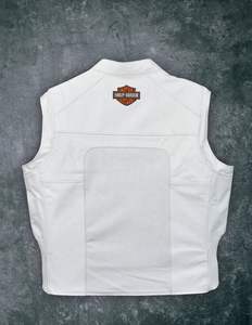Chaleco de Cuero Harley Davidson de Edición Limitada, Totalmente Personalizado, para Hombre, con Opciones de Seguridad - Product Image 2