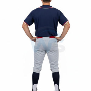 Uniforme de baseball en polyester respirant avec logo personnalisé, dernier design, haute qualité, prix raisonnable, vente chaude - Product Image 2