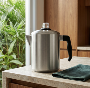 Fabricant de percolateurs à café, cafetière américaine en acier inoxydable, bouilloire à thé et à café de 2,0 L - Product Image 2