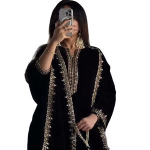 Salwar Kameez de Alta Calidad de las Mejores Marcas, Terciopelo Modal Viscosa, Ropa Étnica para Mujer, Colección 2025, Colores Personalizados - Product Image 1