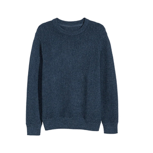 Wholesale Men's Crew Neck Sweaters Knitted Polyester/Cotton Anti-Shrink Customizable High Quality Designer - Product Image 5