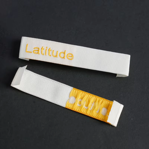 Etiquetas Tejidas Personalizadas para Ropa, Etiquetas de Marca para Prendas, Etiquetas de Cuello de Algodón Impresas, Exclusivas, Impresas con Diseño OEM - Product Image 2