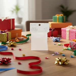 Sacs cadeaux en organza Ilan 7x9 cm 8 pièces Blancs pour cadeaux - Product Image 2