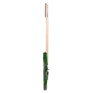 Guitare électro-acoustique ST élégante de haute qualité de 39 pouces avec pickguard noir, dos et côtés en palissandre vert, manche en aulne - Prix - Product Image 4
