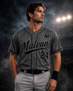 Trending 2026 Men's Baseball Jersey Short Sleeve <b>Button</b> Front Polyester Breathable Anti-Bacterial Custom Logo Team Name Print 24 - Product Image 1